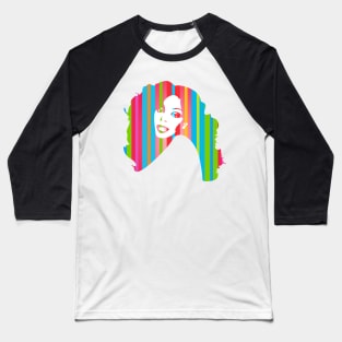 Donna Summer | Pop Art Baseball T-Shirt